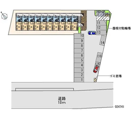 江別市野幌美幸町 月極駐車場